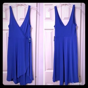 Blue Wrap Dress